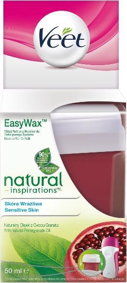Image du produit Veet Natural Inspirations Roll-on insert with wax Legs and Hands 50 ml (50 ml, 1 x)