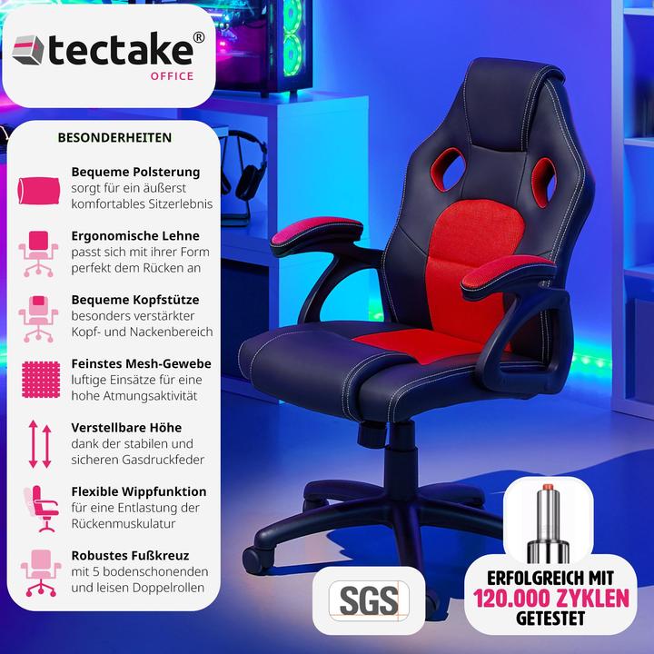 Immagine prodotto tectake Sedia da gioco racing Mike