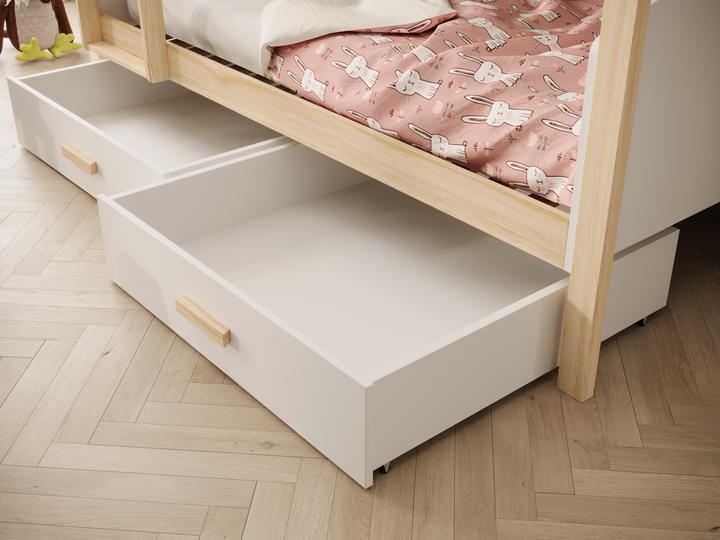 Immagine prodotto ADRK Furniture Kinder-Etagenbett Jori 200x90 mit Matratze (200cm x 90cm)