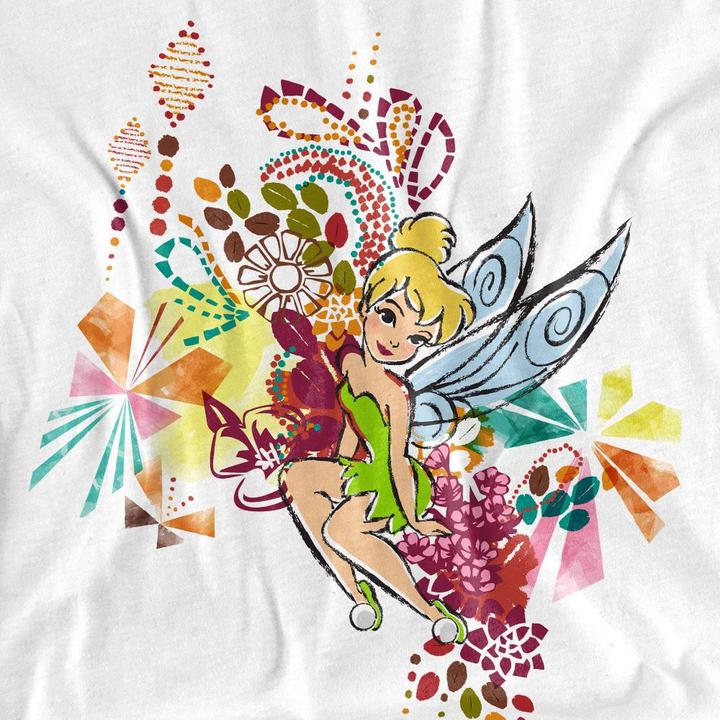 Immagine prodotto Disney Interactive Studios Maglietta Campanellino Floreale Geometrico Adulto Unisex (M)