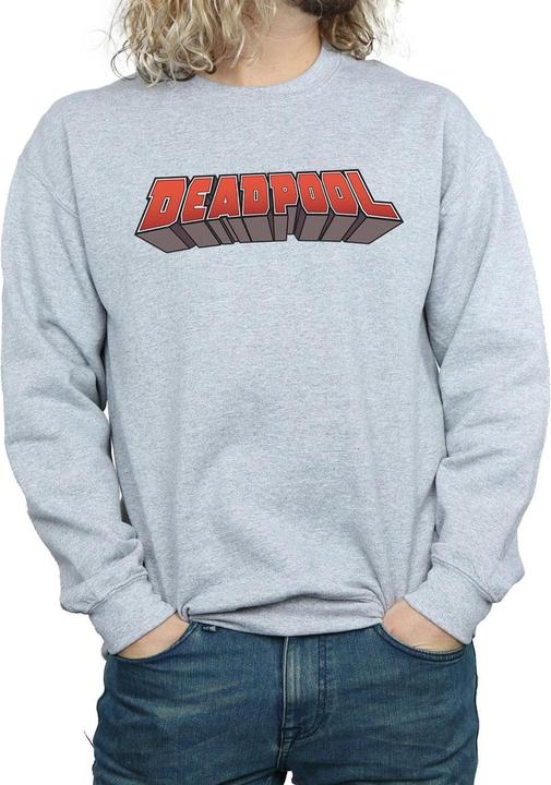 Produktbild Deadpool Text Logo Sweatshirt (S)
