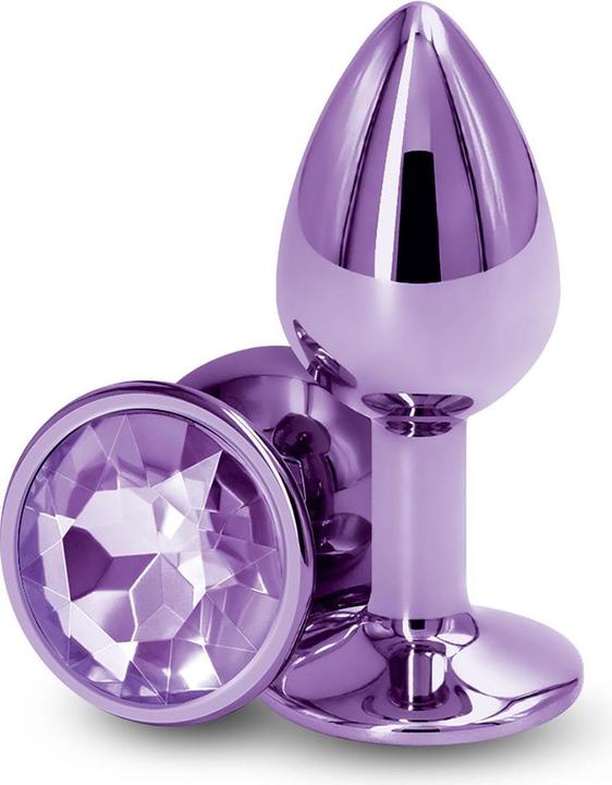 Produktbild NS Novelties Plug bijou aluminium chromé violet S