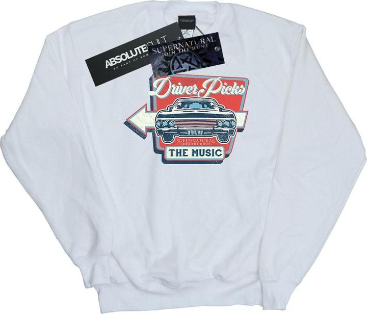 Supernatural Driver Picks The Music Sweatshirt (S)