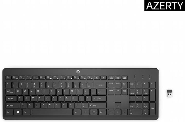 Produktbild HP 230 Tastatur RF Wireless Schwarz (US, Kabellos)