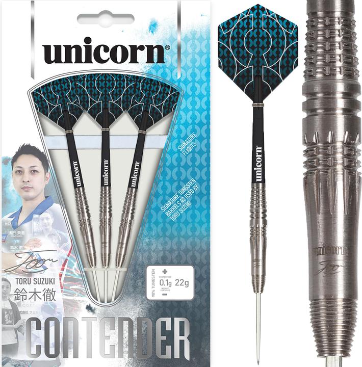 Produktbild Unicorn Contender Toru Suzuki Phase 2 Steel Darts 1 Satz (22 g)