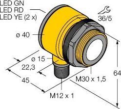 Actual product image Turck Ultrasonic sensor