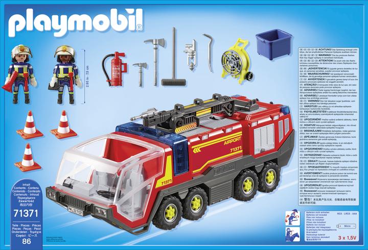 Produktbild Playmobil Flughafenlöschfahrzeug (71371, Playmobil City Action)