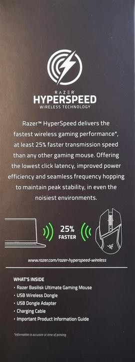 Actual product image Razer Basilisk Ultimate (Wireless)
