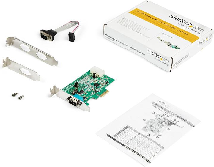 Produktbild StarTech .com 1 Port Serielle Schnittstellenkarte PCIe mit 16950 UART
