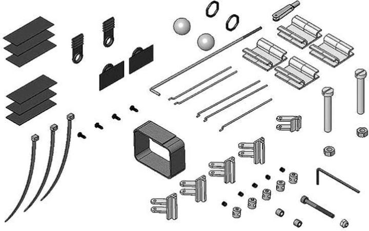 Actual product image Multiplex Small parts set Heron