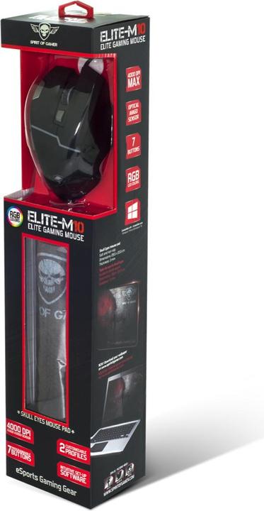 Immagine prodotto Spirit Of Gamer Elite M10 Pack (Cablato)