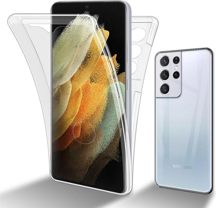 Produktbild Cadorabo TPU 360 Grad Case Cover (Samsung Galaxy S21 Ultra)