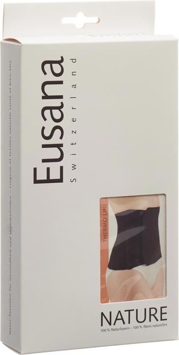Eusana Nierenwärmer Velcro M schwarz (M)