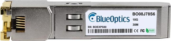 Actual product image BlueOptics Compatible Extreme Networks 10GB-T-SFPP BO08J78S6 SFP+ Transceiver, Copper RJ45, 10GBASE-T, 30M, 0
