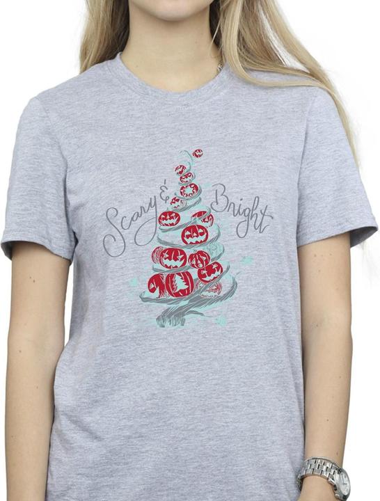 Image du produit Disney - T-shirt THE NIGHTMARE BEFORE CHRISTMAS SCARY & BRIGHT - Femme (4XL)