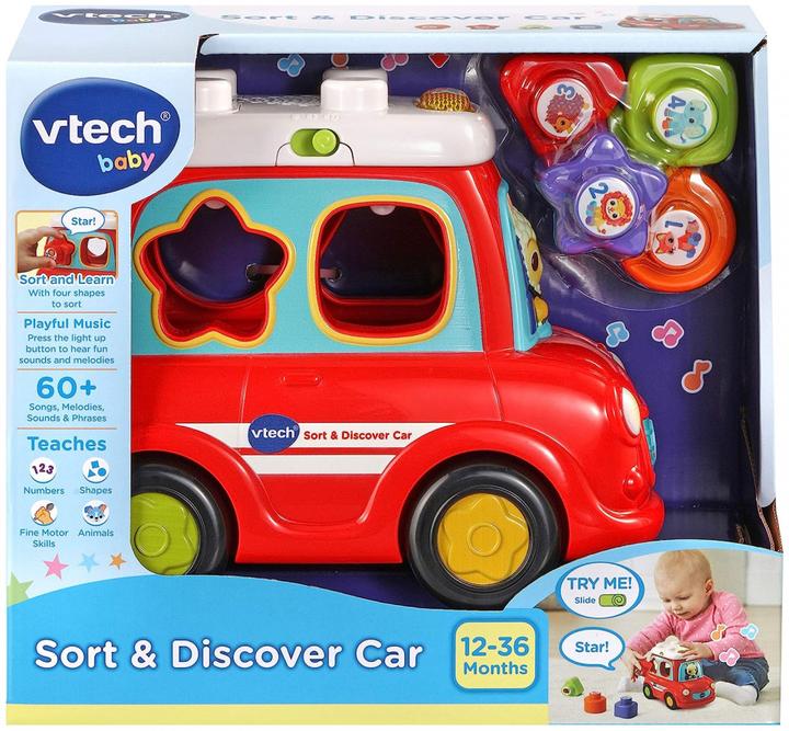 Actual product image VTech 537403 Baby Activity Car with Songs (English Version) 6+ Months