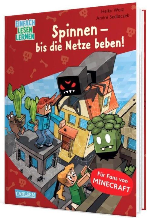 Produktbild Lesenlernen mit Spass – Minecraft 8: Spinnen – bis die Netze beben! (Deutsch, André Sedlaczek, Heiko Wolz, 2023)