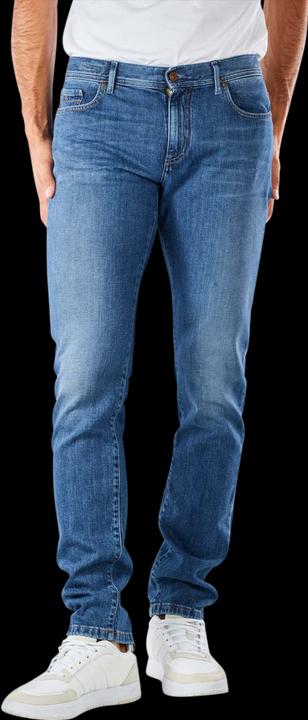 Alberto Slim Organic Denim dark blue