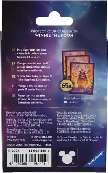 Immagine prodotto NoName Gioco di carte collezionabili Disney Lorcana: Mare Azzurro - Maniche di carte Winnie the Pooh