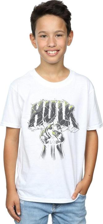 Actual product image Boys Hulk Punch Logo T-Shirt (152, 158)