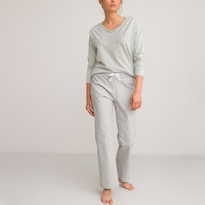 La Redoute Collections Pyjama aus Baumwolle
