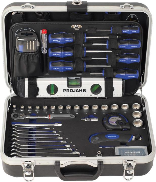 Image du produit Projahn Coffret d'outils compact No. 8682 164 pces 3/8" proficraft, dans un coffret robuste en ABS (164 pièces)