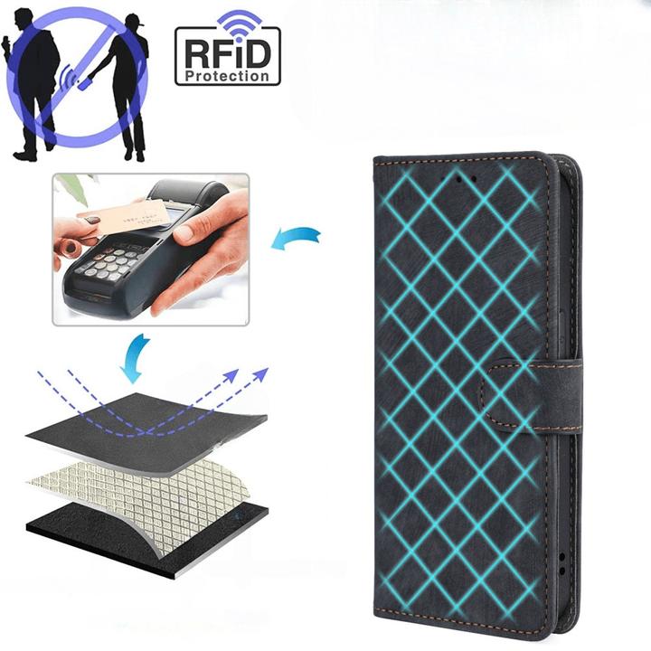 Productafbeelding Cover-Discount Xiaomi 13T / 13T Pro - Etui met RFID-blokker donkerblauw (Xiaomi 13T)