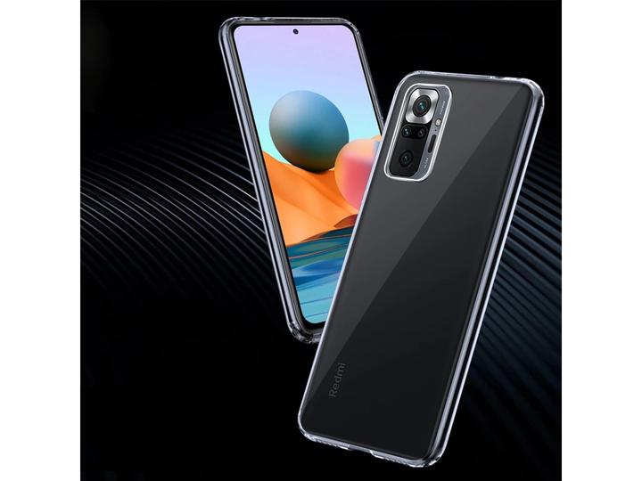 Actual product image Screenguard Xiaomi Redmi Note 10 Pro Flexible TPU Clear Case (Xiaomi Redmi Note 10 Pro)