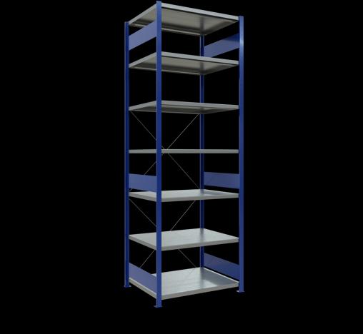 Actual product image Schulte Lagertechnik MULTIplus330 basic racking system with cross brace