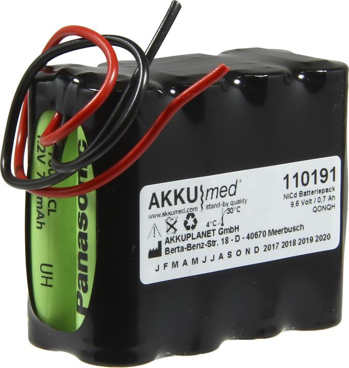 Actual product image AccuCell Battery ETH underwater massage Stangerbad (1 pcs., Device specific, 700 mAh, Rechargeable battery)