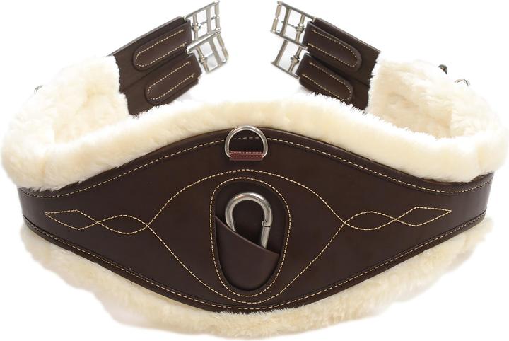 Kentucky Horsewear Langgurt anatomisch mit künstl. Schaffell