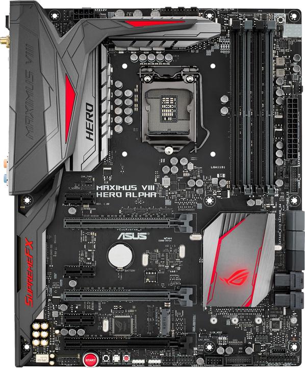 Actual product image ASUS Maximus VIII Hero Alpha (LGA 1151, Intel Z170, ATX)