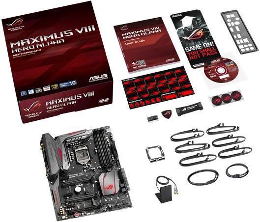 Actual product image ASUS Maximus VIII Hero Alpha (LGA 1151, Intel Z170, ATX)