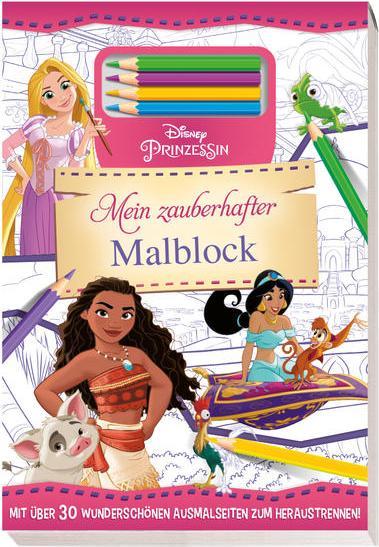 Immagine prodotto Panini Disney Princess: il mio incantevole blocco da colorare