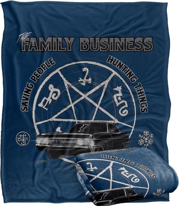 Actual product image Supernatural Saving People, Hunting Things Blanket (152 x 127 cm)