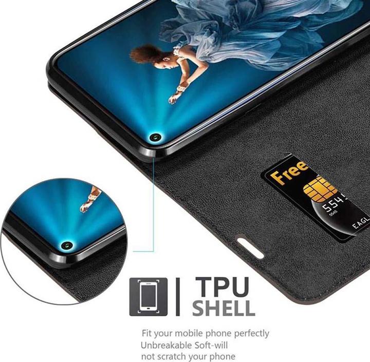 Productafbeelding Cadorabo Boek Onzichtbare Magneethoes (Huawei Nova 5T, TCL 20S, LG K20)