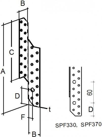 Produktbild Simpson Sst Sparrenpfetten-Anker (Sparrenpfettenanker, 100 Stk.)
