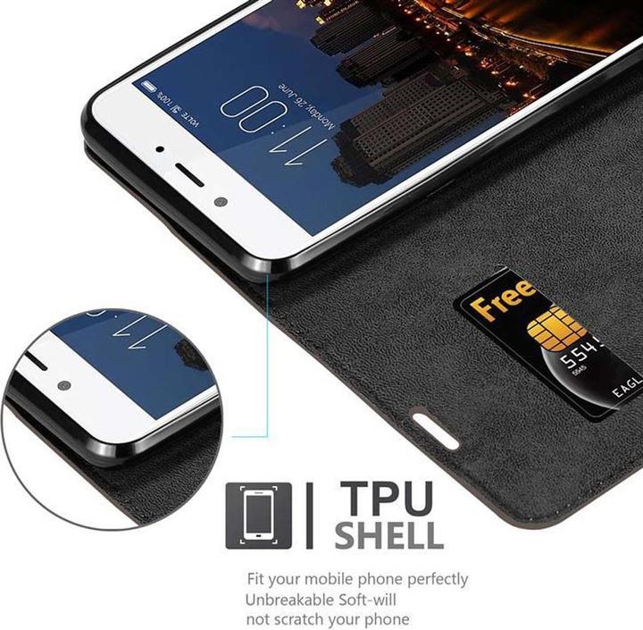 Productafbeelding Cadorabo Boek Onzichtbare Magneethoes (ZTE Nubia N2)