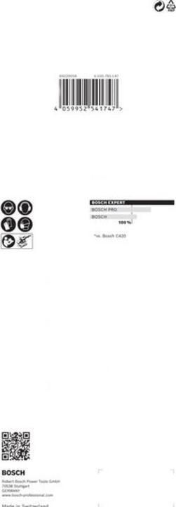 Produktbild Bosch Professional Zubehör EXPERT C470 Schleifpapier mit 8 Löchern für Schwingschleifer, 93 x 230 mm, G 120, 10-tlg. (120)