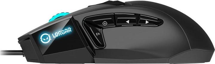 Actual product image Lorgar Stricter 579, gaming mouse, 9 programmable buttons, Pixart PMW3336 sensor, DPI up to 12 000 (Cable)