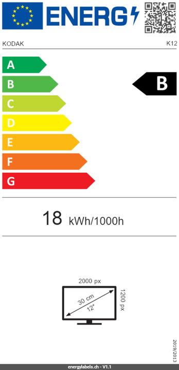 Energy Label Emtec KODAK SDHC Card Class 10 (128 GB, SDXC, U3, UHS-I)