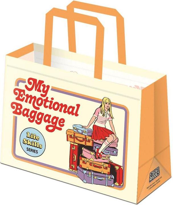 Actual product image Steven Rhodes My Emotional Baggage Reusable Tote Bag