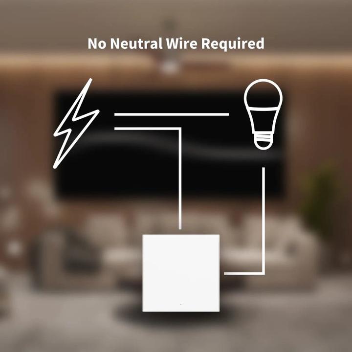 Image du produit Aqara Smart Wall Switch H1 Gris No Neutral, Single Rocker (Zigbee)