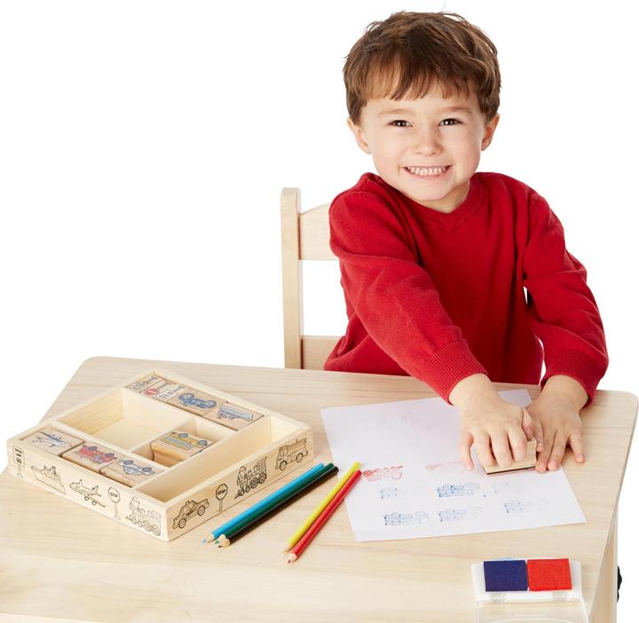 Immagine prodotto Melissa & Doug Timbro Set di veicoli