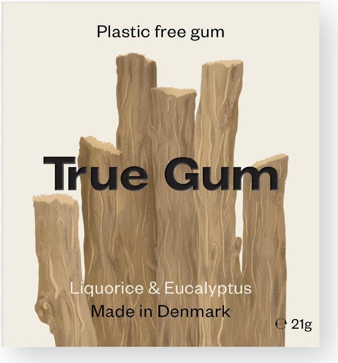Produktbild True Gum Lakritze & Eukalyptus (1 Stk., 21 g)