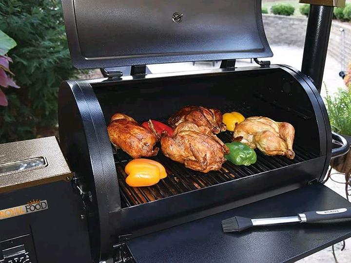Produktbild Royal Food RFPB 3570 Pelletgrill mit Grillrost aus Edelstahl Kochfläche 72x49 cm