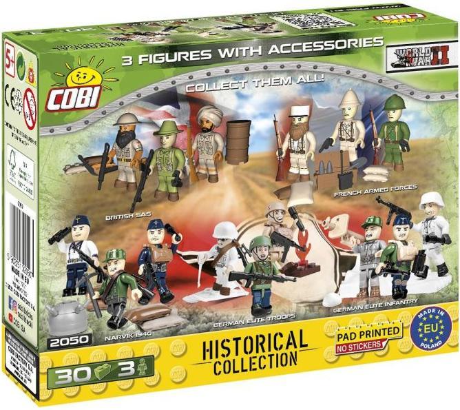 Cobi H.C. WWII Africa Corps Soldiers with Accessories