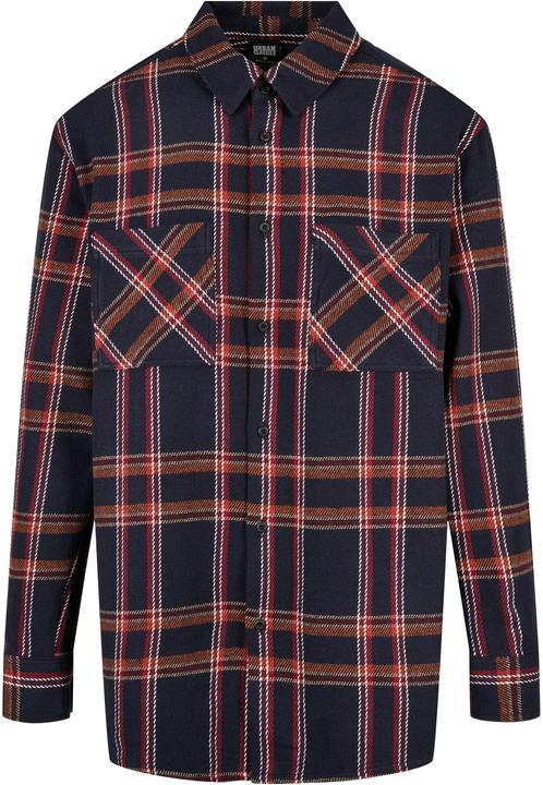 Urban Classics Heavy Long Oversized Checked Shirt (XXL)