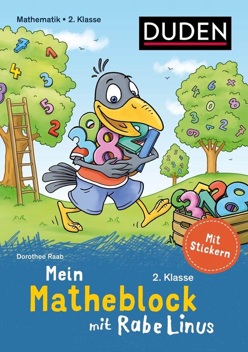 Produktbild Mein Matheblock mit Rabe Linus - 2. Klasse (Deutsch, Stefan Leuchtenberg, Dorothea Raab, Dorothee Abel, 2022)