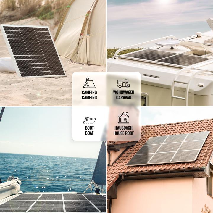 Image du produit Yangtze Solar 4x panneau solaire 100W (100 W, 6.20 kg)